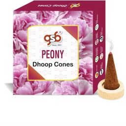 Peony Premium Dhoop Cones | No Charcoal | No Bamboo | 200gms Floral Dhoop-image-66