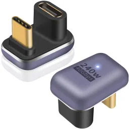 microware 240W Type-C Adapter 40Gbps 180 Degree Connector Support 8K Display USB Adapter-picture-0