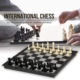 PREMIUM Chess Board Set with Folding Chess Board 2 Players Travel Toys 25 cm Chess Board-57