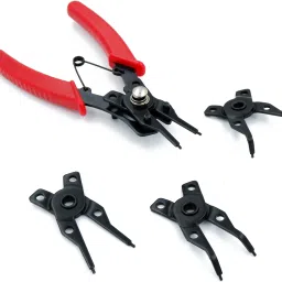 5PCS Set Circlip Pliers - Changeable Jaws Circlip Plier-image-44