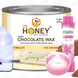 heater and powder, Puff hair removal wax kit best wax soft wax 600 ram wax ,-image-4