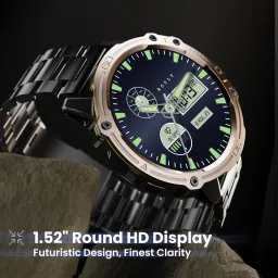 Boult Striker with Rugged & Shock Proof Design, BT Calling, 700 Nits, Metallic Frame Smartwatch image 3
