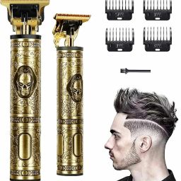 Trendy styler golden stainless steel hair trimmer Grooming Kit 90 min Runtime 4 Length Settings-image-20