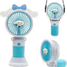 MM telecom Foldable Mini Portable Fan Rechargeable USB Handheld Fan 1-Speed Adjustable FF58 USB Fan-image-75
