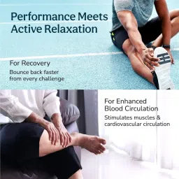 caresmith Revive Leg Compression Massager with 4 Targeted Zones & Modes | Foot Massager Machine for Pain Relief Massager image 4