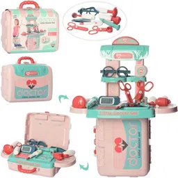 countrylink Pretend Play Doctor Play Sets for Kids Doctor Kit Toys with Suitcase (1set)-picture-10