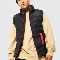 Men Solid Puffer Jacket-image-46