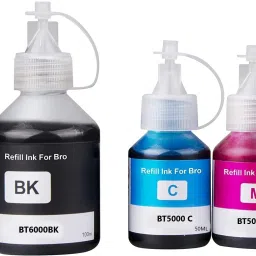 Inkspot REFILL INK FOR brother BTD60KK With BT5000C , BT5000M, BT5000Y Black + Tri Color Combo Pack Ink Bottle-picture-16