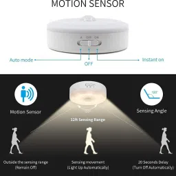 xwipe LED Human Body Motion Sensor Light,USB Rechargeable Motion Sensor Light image 5