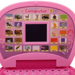 truom Children Learning Laptop Kids Pre-School Tablet Educational Computer Game Study Toy to Learn The Alphabet With Images Sound And Spelling image 3