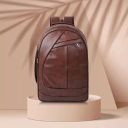 Large 32 L Laptop Backpack Classic Synthetic Leather Office College Business Shoulder Backpack For Unisex-image-37