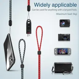 DNESHY Nylon Wristlet Straps Keychain String for Cell Phone Case Holder Strap image 2