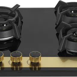 faber HOB UTOPIA PRO HT 603 BR CI Glass Automatic Hob image 1