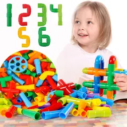 pulsbery Building Blocks for Kids/Pipe Puzzle Blocks for Kids/Blocks Puzzle for Kids image 5