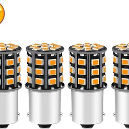 360° Reflecting LED Indicator Bulbs Set Of 4 Indicator Light Motorbike, Car LED (12 V, 12 W)-12