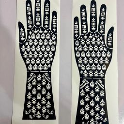 1 inch Mahendi sticker 1 Reusable Sticker-image-21