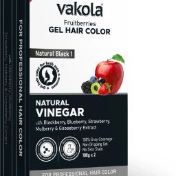 Natural Black 20 Min Gel Hair Color, 100% Grey Coverage, 100MLX2 Developer Color , Natural Black-image-41
