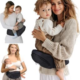 Ergonomic Baby Hip Seat Carrier with Lumbar Support, Anti-Slip Protection Baby Carrier-image-78