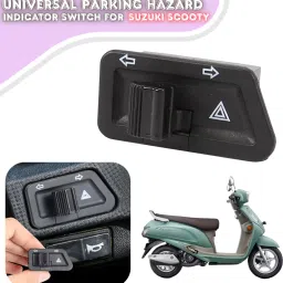 Universal Parking Hazard Indicator Switch For Suzuki SCOOTY Bike Electric Regulator-image-78
