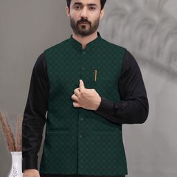 w s textile Solid Men Waistcoat-picture-5