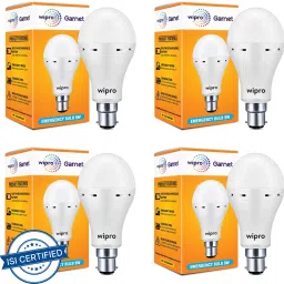 Garnet 9W Inverter LED, (Pack of 4) 4 hrs Bulb Emergency Light-17