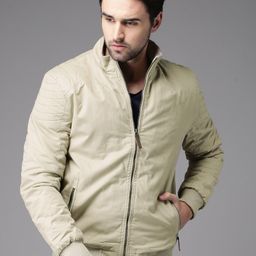 here&now Men Solid Padded Jacket-picture-25