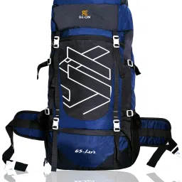 Trekking & Travel Rucksack Bag With Water Resistant & Shoe Compartment Also Rucksack - 65 L-image-13