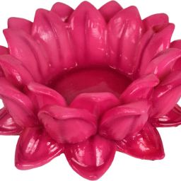 Fiber Lotus Stand Pink Small Decorative Showpiece - 4 cm-image-61