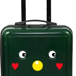 Small Cabin & Check-in Set (29 inch) 8 Wheels - Trendy Cute Kids Trolley Bag - Brown-image-34