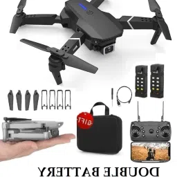 DRONE E88 Pro WiFi FPV with 4K Ultra HD Camera, Gesture Selfie, Auto Hover & Flip Mode 5.2 GHz AM3+ 2 Core Processor Designed for Workstation-40