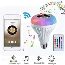 4uonly bulb speaker Music led Light with Bluetooth Colour Changing vgt18 56 W Bluetooth Party Speaker image 4