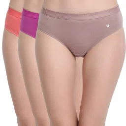 Pack of 3 Women Hipster Multicolor Panty-image-15