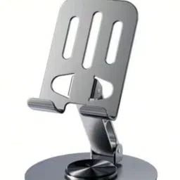 Metal Mobile Phone Holder With 360 ° Rotation Folding Tablet Desktop Holder Bike Mobile Holder-picture-1