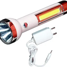 Super Bright LED COB Light with 2 mode Action with 8hrs Continuous Working Power (1800mAh) Aluminium Reflector with Micro Halogeno Technology 1+2W Runtime : 8hrs Torch Torch-17