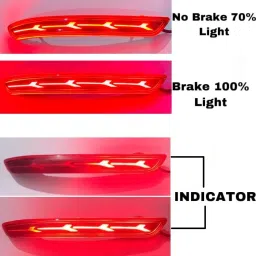 rohaneshop Toyota Innova Crysta LED Matrix Reflector with Running Indicator for 2016 to 2020 Model Car Reflector Light image 5