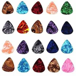 20 Pieces Multicolor Picks for Acoustic and Electric Guitars Guitar Pick-image-56