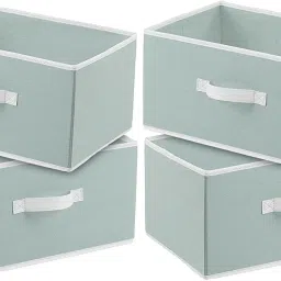 Cotton Rectangular Storage Organizer with Side Handle for Toys&Cloths Storage Box / Storage Basket-27