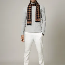 Ravaiyaa - Attitude Is Everything Checkered Men Muffler-image-61