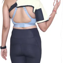 jsb Frozen Shoulder Heating Pad Belt (Free Size - Use on Either Shoulders) Shoulder Support image 2