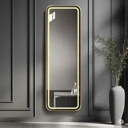 ledmirror.in Full-Length Bedroom Dressing Mirror with frame Adjustable LED Standing Mirror-picture-21