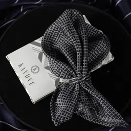 KOVOVE Men Green Checked Pocket Square-image-73