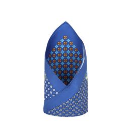 Van Heusen Men Blue Printed Pocket Square-29