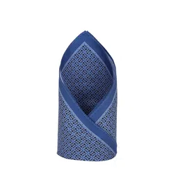 Van Heusen Men Blue Printed Pocket Square-18