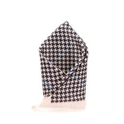 The Tie Hub Men Yellow Houndstooth Pocket Square-image-90