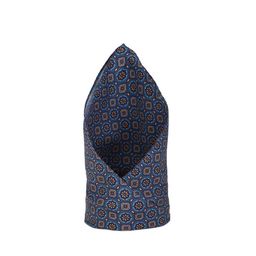 Van Heusen Men Navy Blue Printed Microfibre Pocket Square-image-87