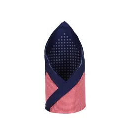 Van Heusen Navy Blue Printed Pocket Square-11