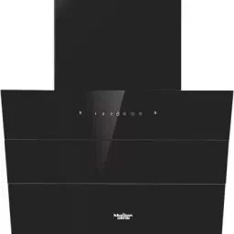 90CM Motion Sensor and Hydraulic Glass(FERN) Auto Clean Wall Mounted BLACK 1400 CMH Chimney-21