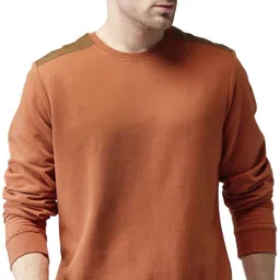 mast & harbour Men Full Sleeve Solid Sweatshirt-picture-45