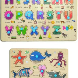 Wooden Board Puzzle toys for kids gift age 2 to 5 year old-39