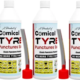 Tire Sealant | Anti Puncture Liquid for Bike & Car Tyre Tubeless PACK OF 3 Tubeless Tyre Puncture Repair Kit-image-30